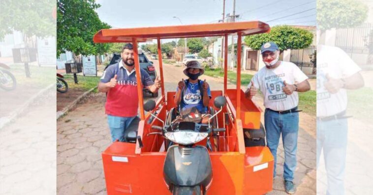 Vendedor de rua e deficiente, Pablo ganhou cadeira motorizada para facilitar dia a dia