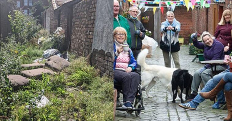 Vizinhança transforma beco em espaço de convivência para todos
