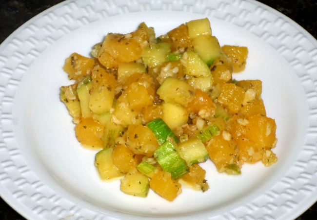 refogado com abóbora