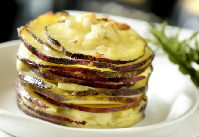 acompanhamentos para panqueca discos de batata-doce