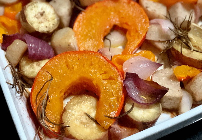 acompanhamentos para panqueca legumes ao forno