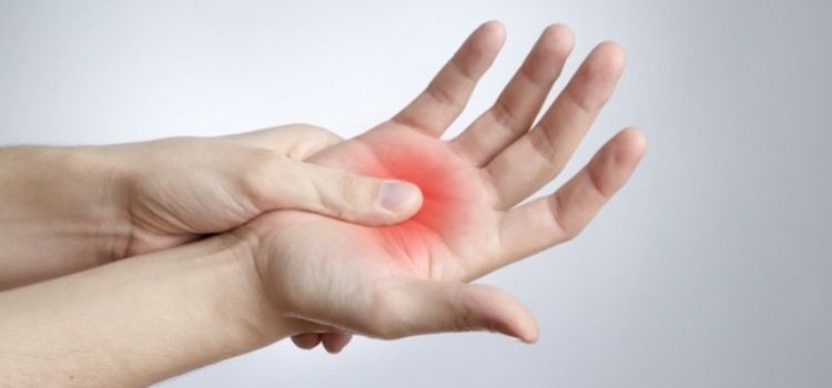 acupressão na palma