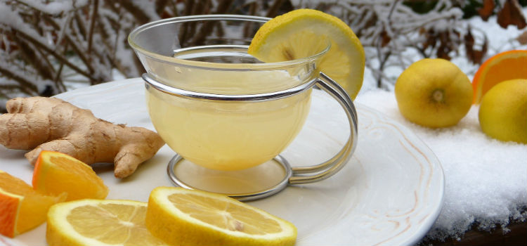 acqua con zenzero e limone