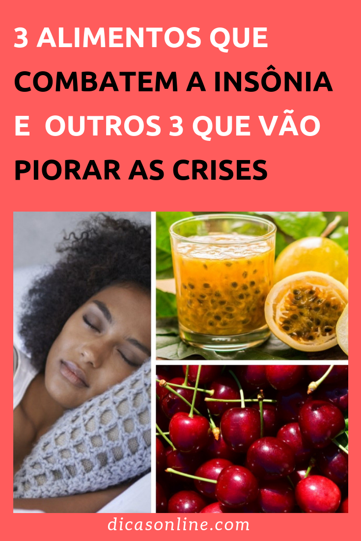 Alimentos que combatem a insônia