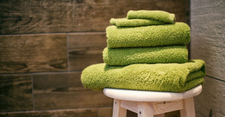 amaciar toalhas de banho