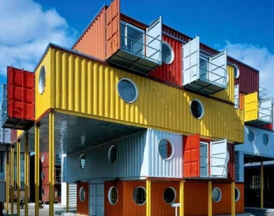 modelo apartamento container transversal