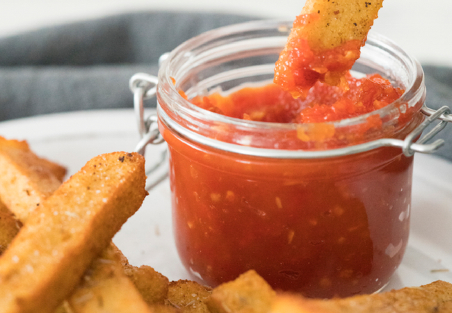 receita de aperitivo polenta frita