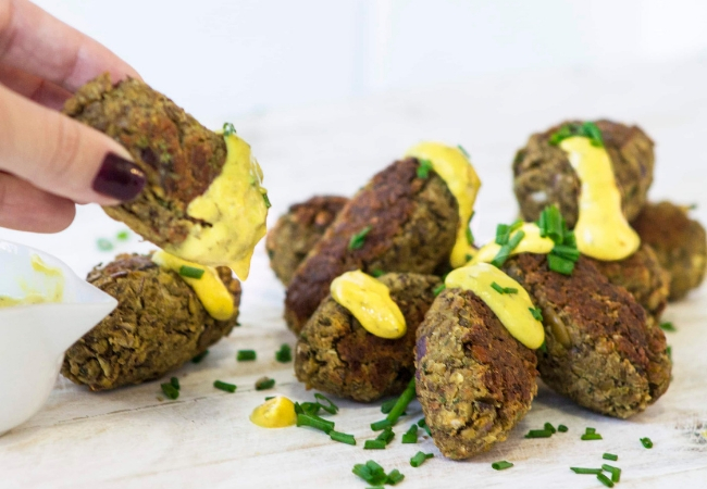 aperitivos croquete vegano