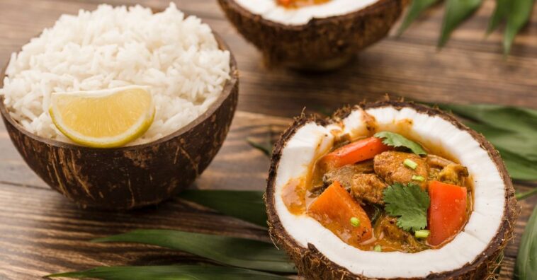 arroz de coco como fazer