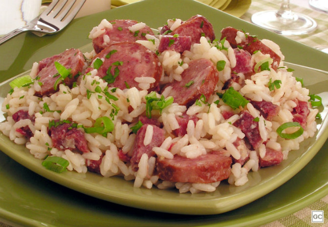 arroz de panela de pressão carreteiro