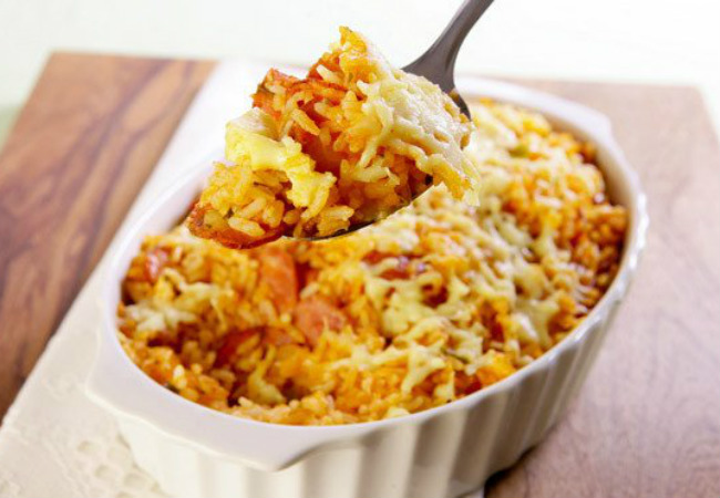 arroz à parmegiana