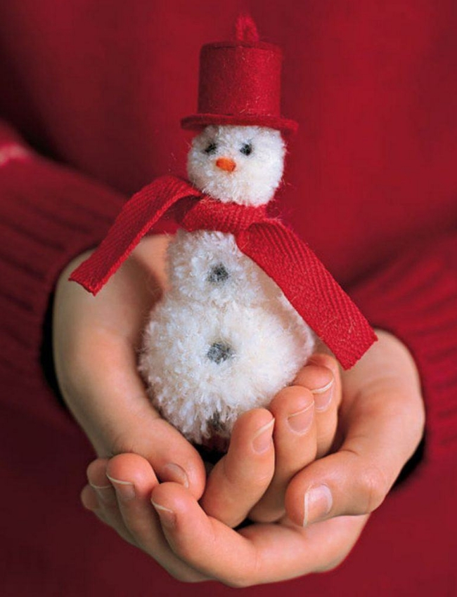 fazer artesanato de natal feltro boneco