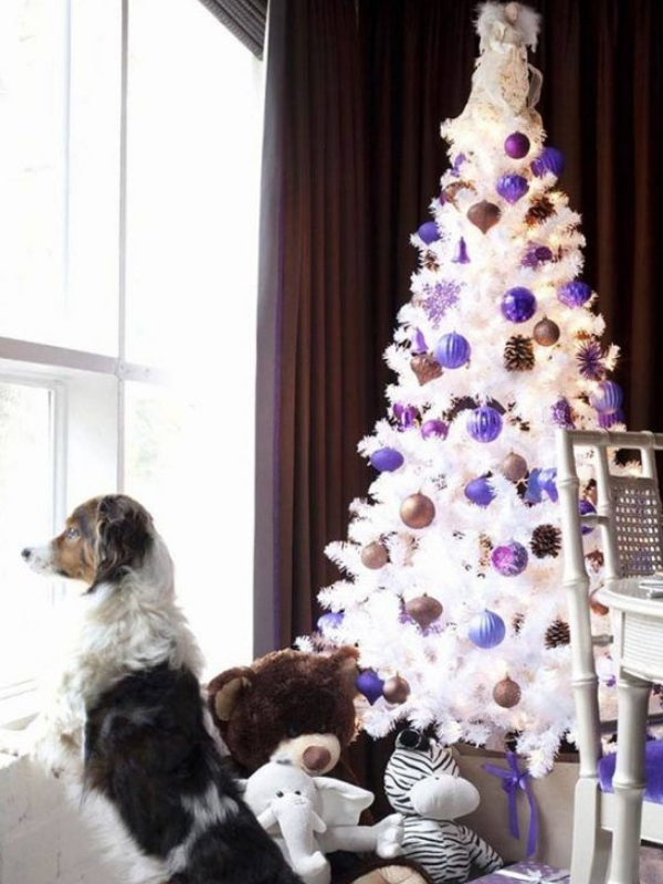 25 Ideias de árvore de Natal branca para decorar a casa – Vivendo &  Aprendendo