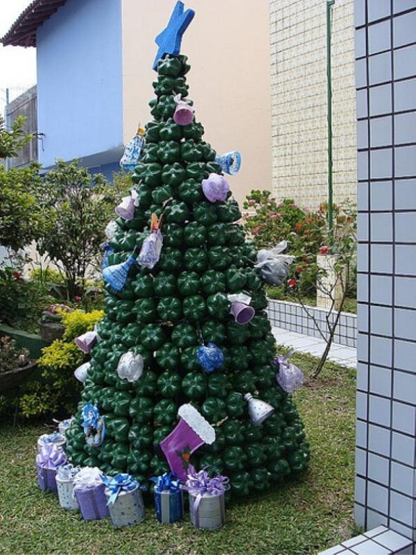 Árvore de Natal reciclada: ideias fáceis e criativas