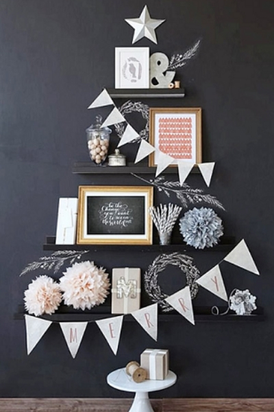 modelo arvore de natal decorada moderna