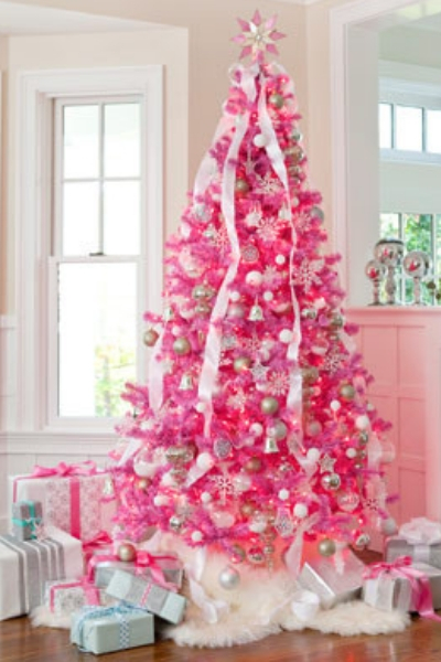 Lindos modelos de árvore de Natal decorada para se inspirar