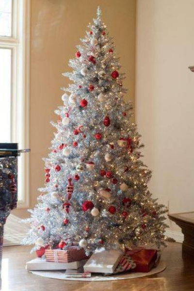 Lindos modelos de árvore de Natal decorada para se inspirar