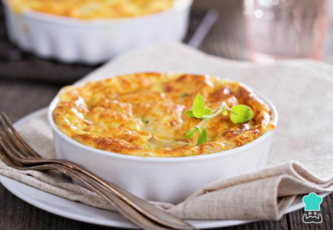 bacalhau no forno suflê