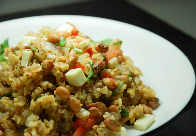 baião de dois sem carne