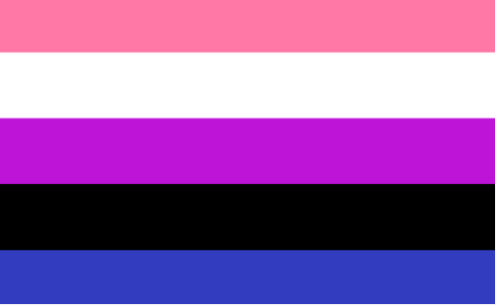 bandeira do gênero-fluido