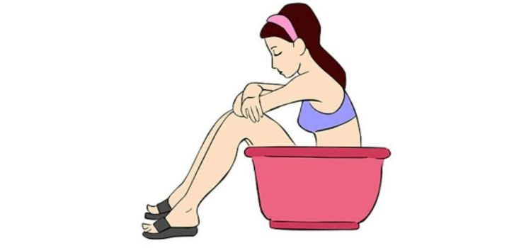 fazer banho de assento