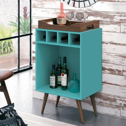 decoração de apartamento alugado com barzinho