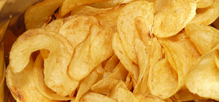 batata chips caseira