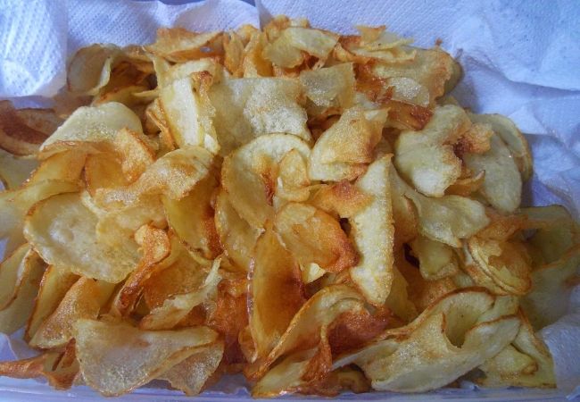 batata chips frita
