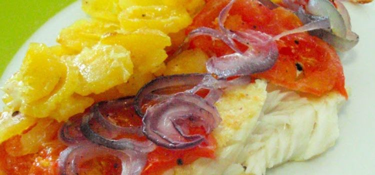 receita de batata com peixe