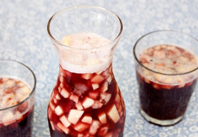 melhores bebidas refrescantes sangria