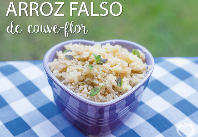 benefícios da couve-flor arroz falso