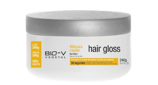 melhor máscara hidratação hair gloss