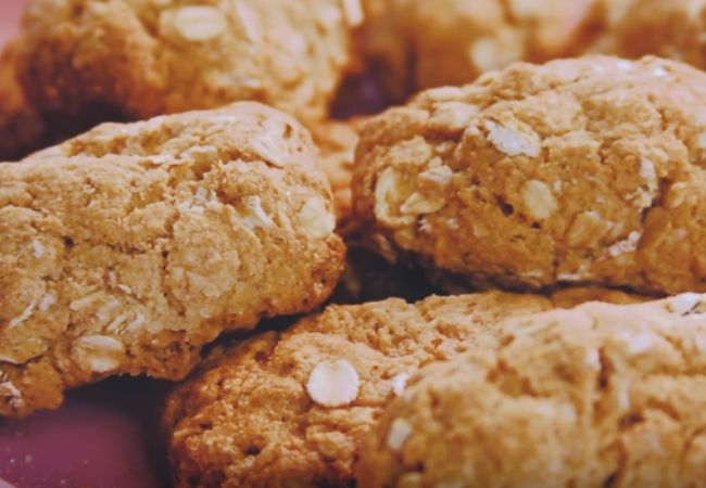 receita de biscoito de aveia simples