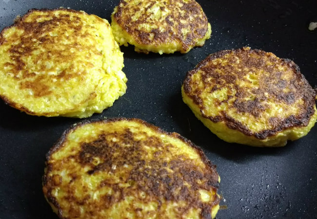 bolinho de couve-flor