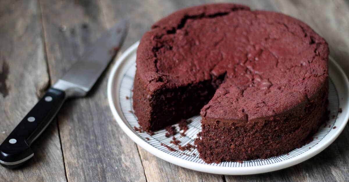 bolo de beterraba sem glúten
