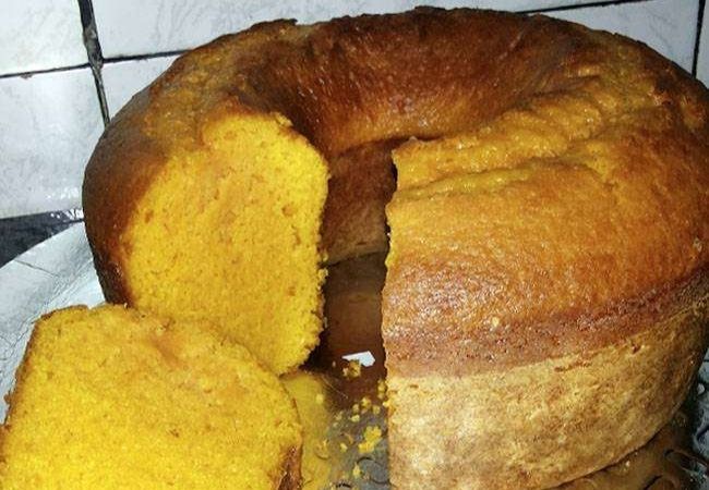 receita de bolo de abóbora de liquidificador