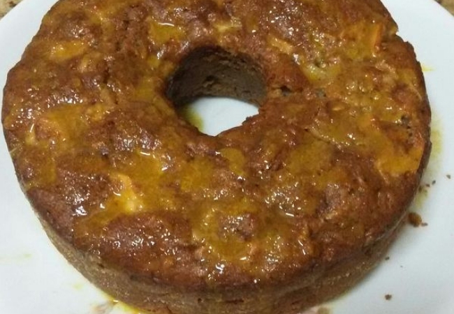 receita de bolo de aveia light com maçã