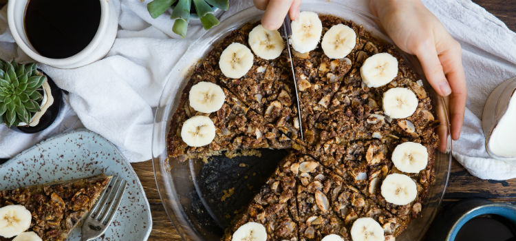 bolo de banana de liquidificador com aveia