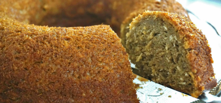 bolo de banana de liquidificador com banana da terra