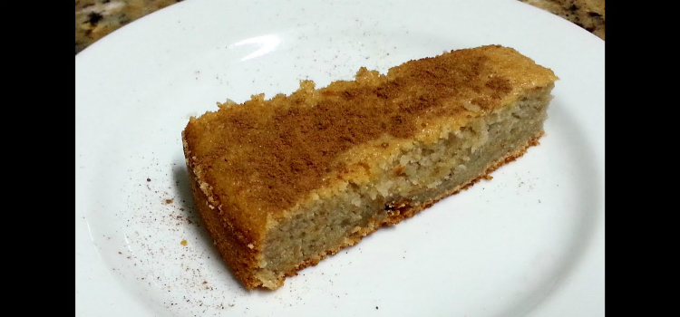 bolo de banana de liquidificador com farinha de rosca