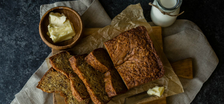 bolo de banana de micro-ondas