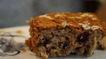 bolo de banana saudável