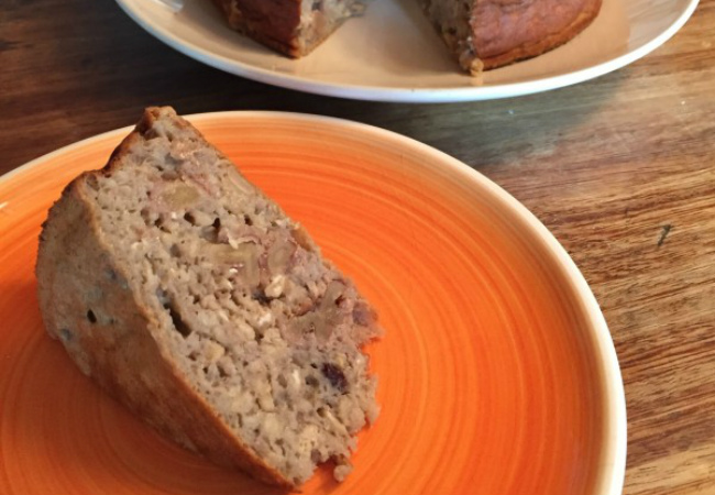 bolo de banana sem farinha com tapioca