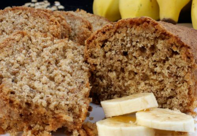 bolo de banana sem farinha sem glúten e sem lactose