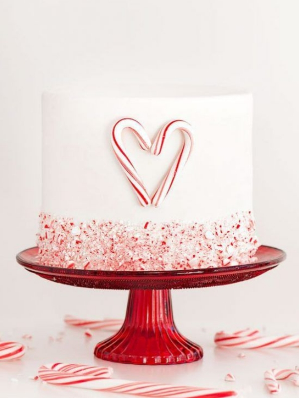 modelo bolo de casamento simples vermelho