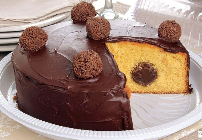 receita bolo de cenoura fofinho brigadeiro