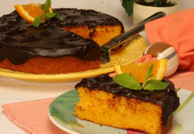 receita bolo de cenoura fofinho laranja