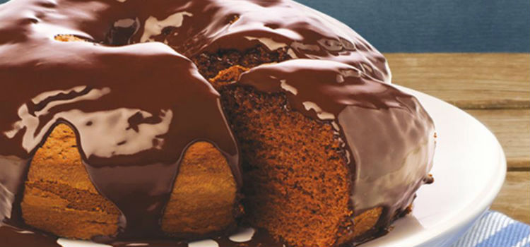 bolo de chocolate com licor de café