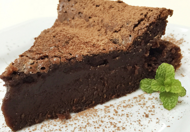 receita de bolo de chocolate cremoso saudável
