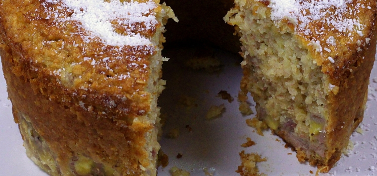 receita de bolo de coco com banana